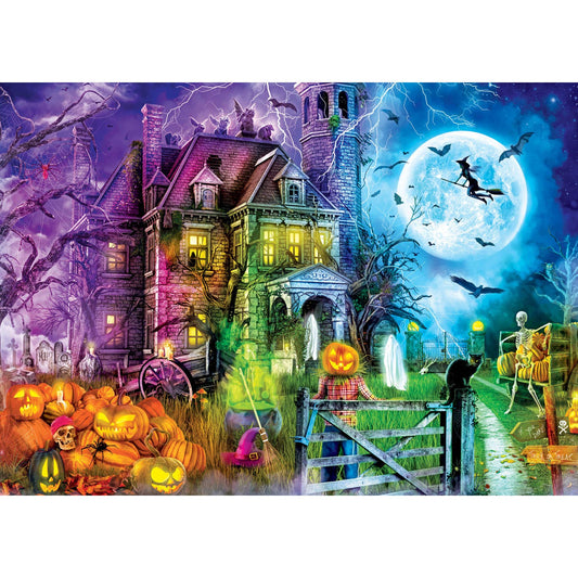 Masterpieces Puzzles - Glow in the Dark - Halloween Terrors 500 Piece Puzzle