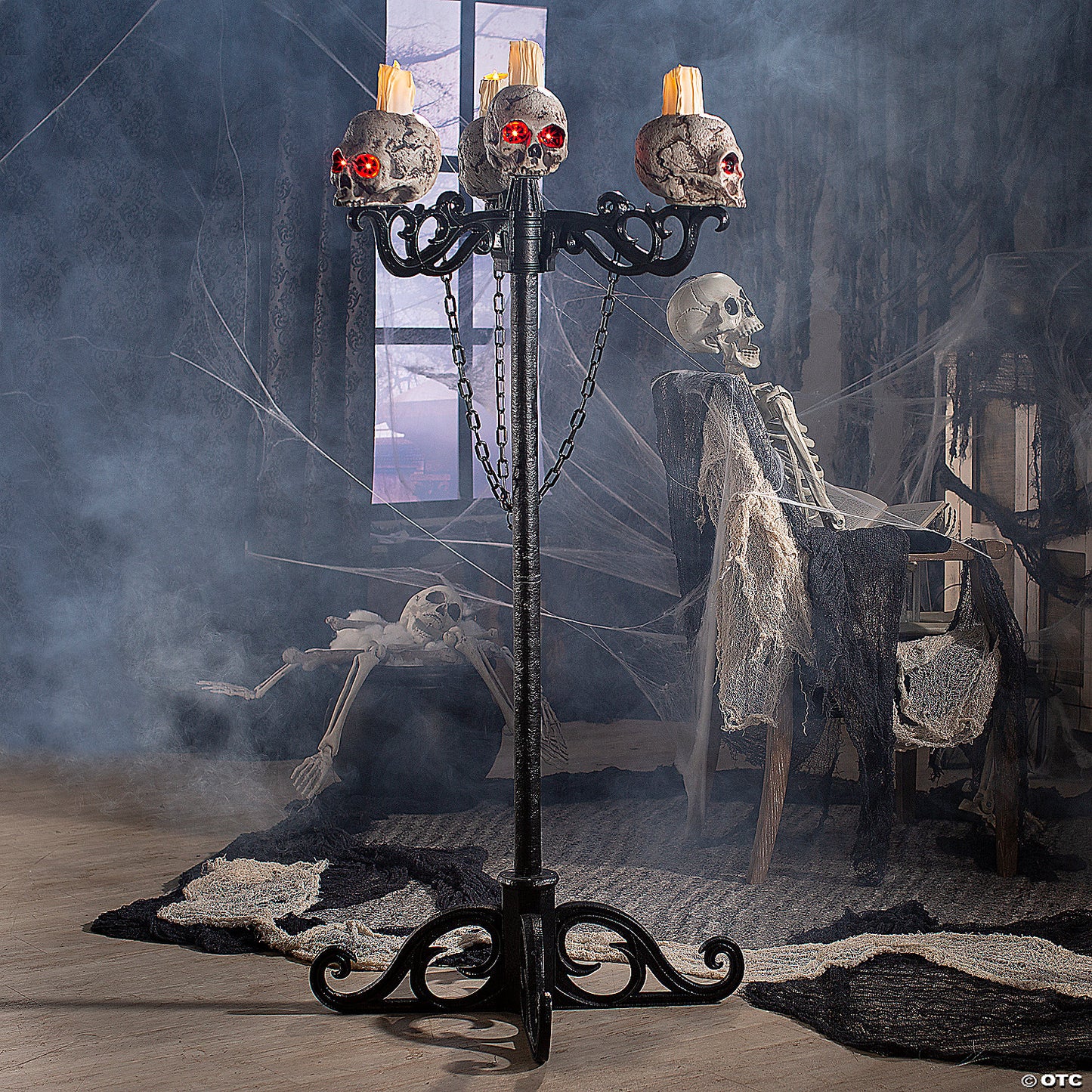 3-IN-1 SKULL CANDELABRA