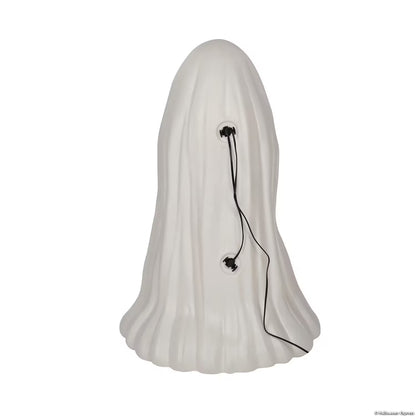 31" Light-Up Surprised Ghost Blow Mold Figure Tabletop Halloween Decoration