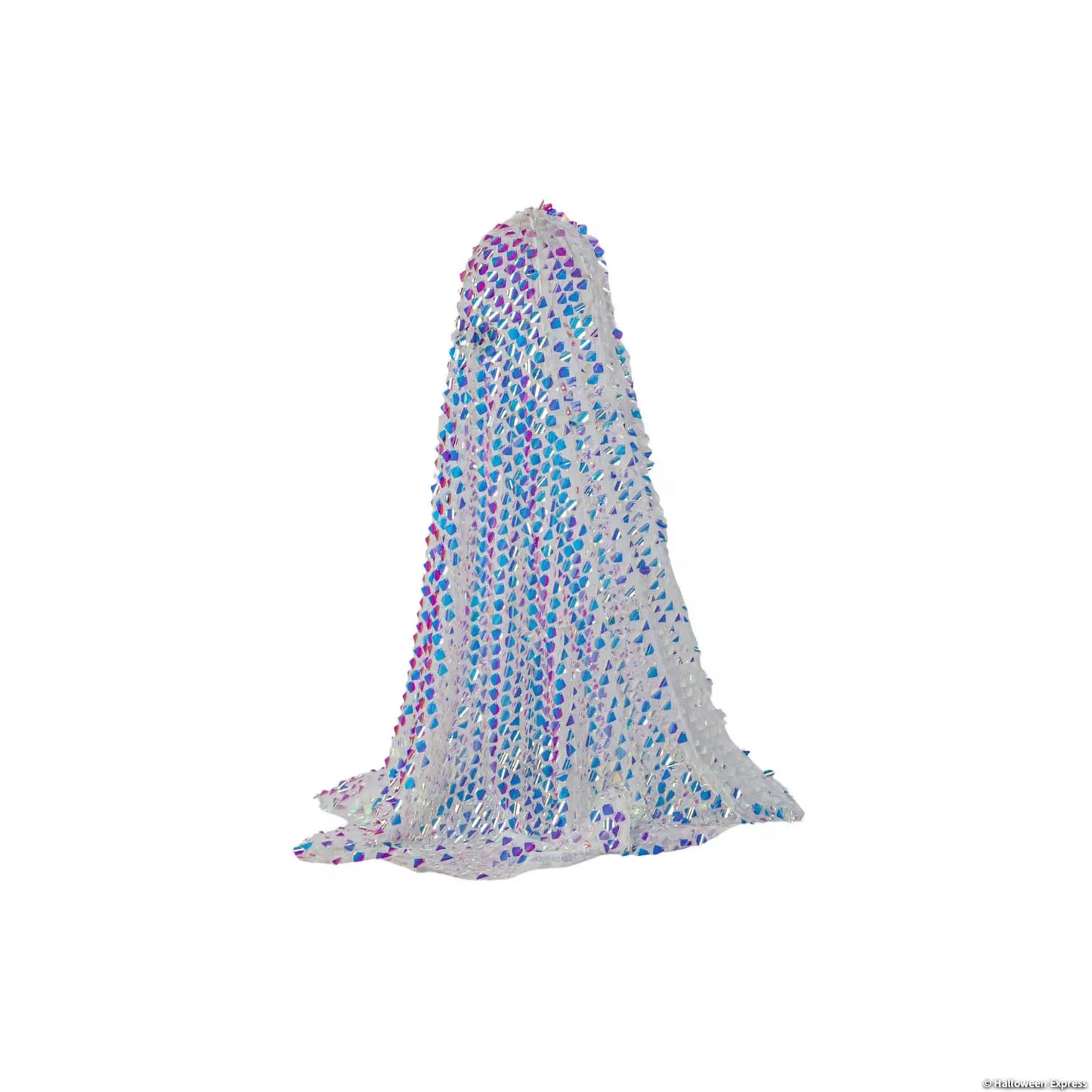 32 1/4" Short Disco Mosaic Ghost Halloween Decoration