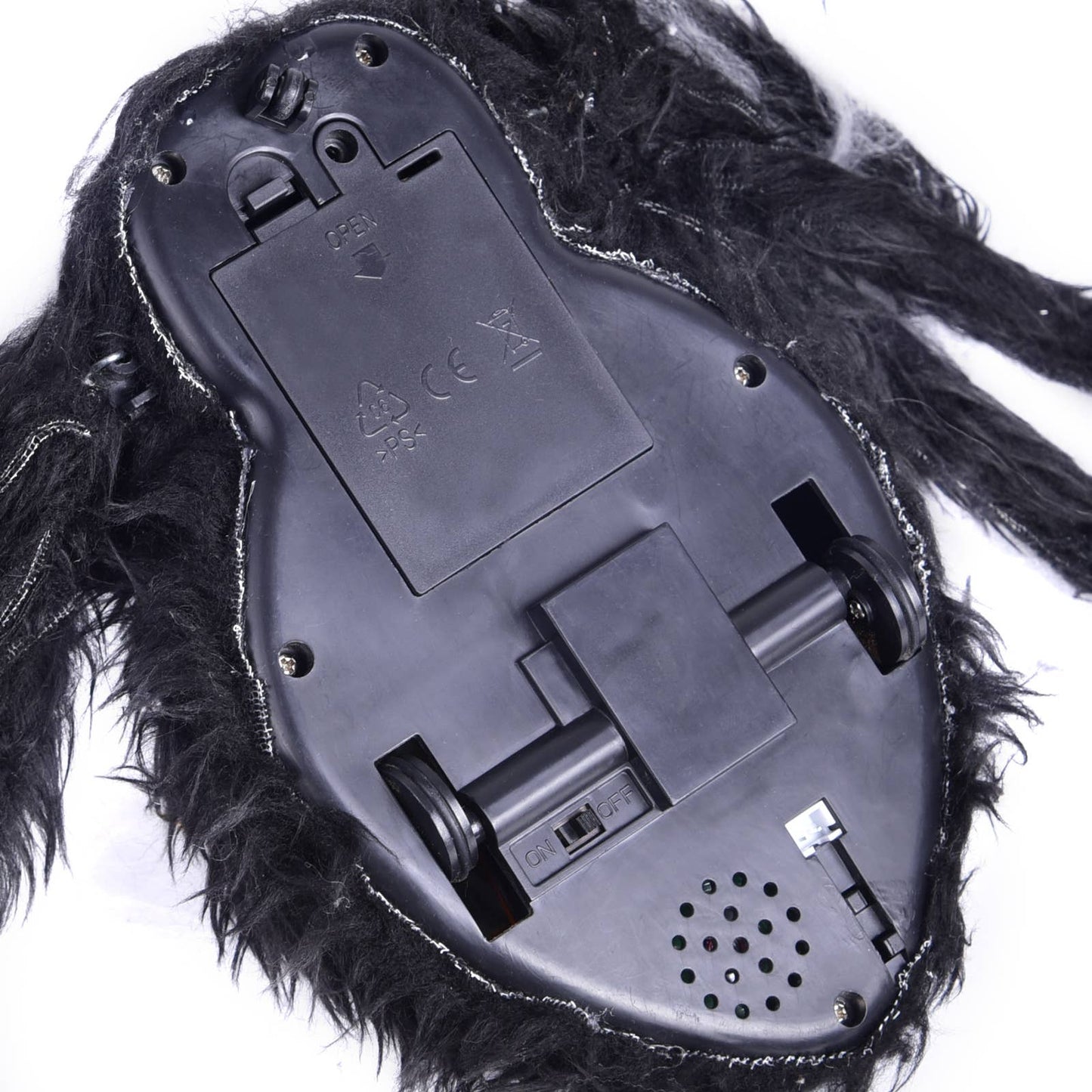 Fun Little Toys - 31 inch Halloween Animated Fuzzy Spiders with Spider Silk