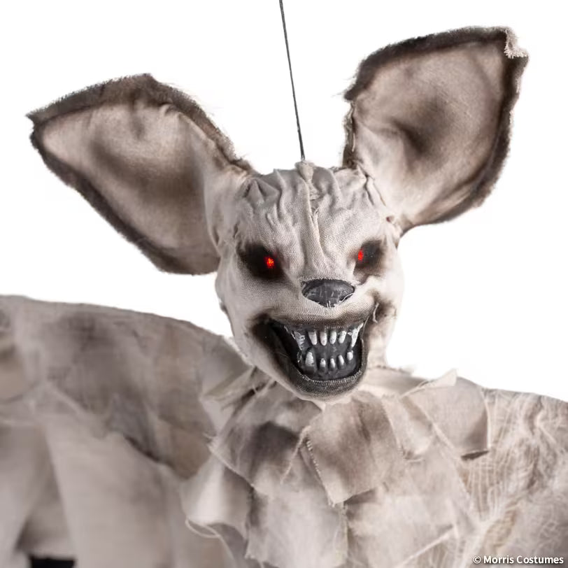 35" Animated Light-Up Hanging Bat