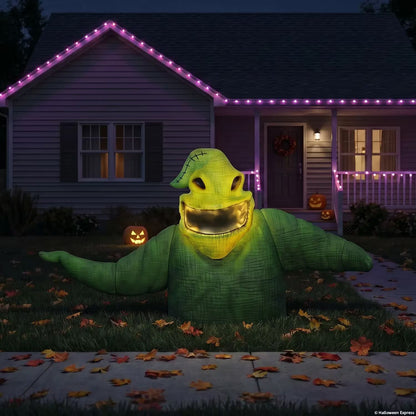 36" The Nightmare Before Christmas™ Oogie Boogie Light-Up Groundbreaker Halloween Decoration