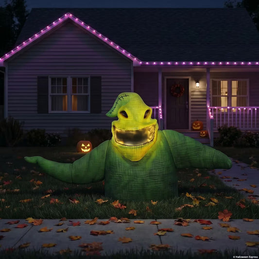 36" The Nightmare Before Christmas™ Oogie Boogie Light-Up Groundbreaker Halloween Decoration