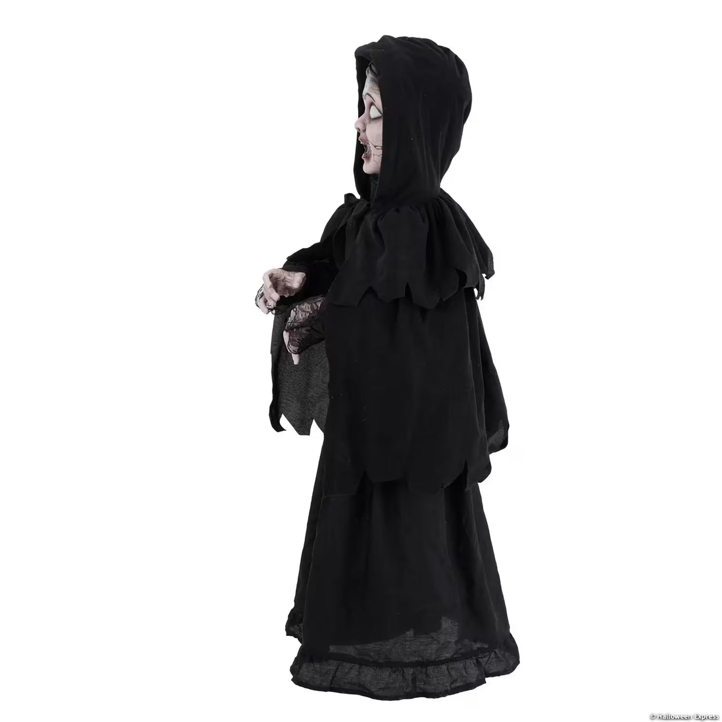 37" Animated Light-Up LED Standing Doll with Moving Head Halloween Decoration