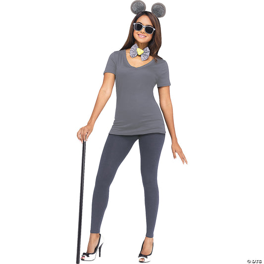 ADULT 3 BLIND MICE COSTUME KIT-GRAY
