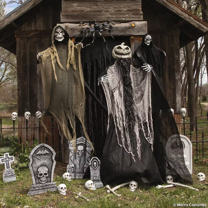 3 FT HANGING ANIMATED REAPER W/WINGS