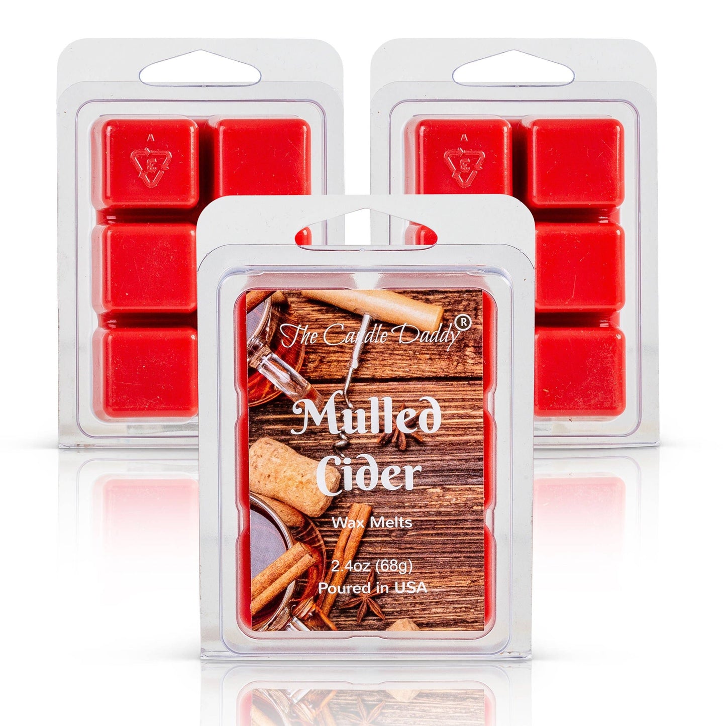 The Candle Daddy - Mulled Cider Scented Wax Melt Cubes - 2.4 Ounces - 1 Pack