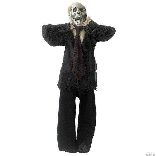 HANGING SKULL ANIMATED 43IN