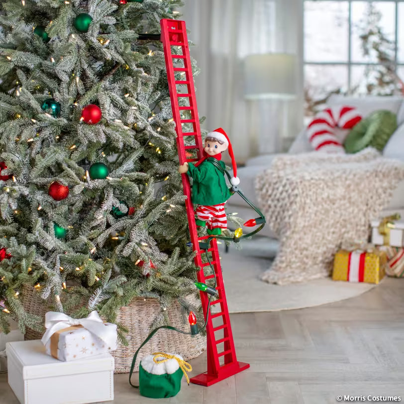 ANIMATED CLIMBLING ELF