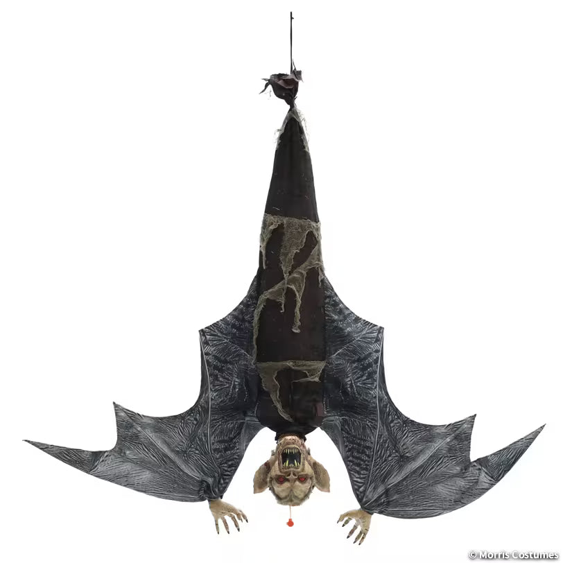 Animated Light-Up Hanging Menacing Bat