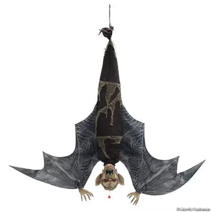 Animated Light-Up Hanging Menacing Bat