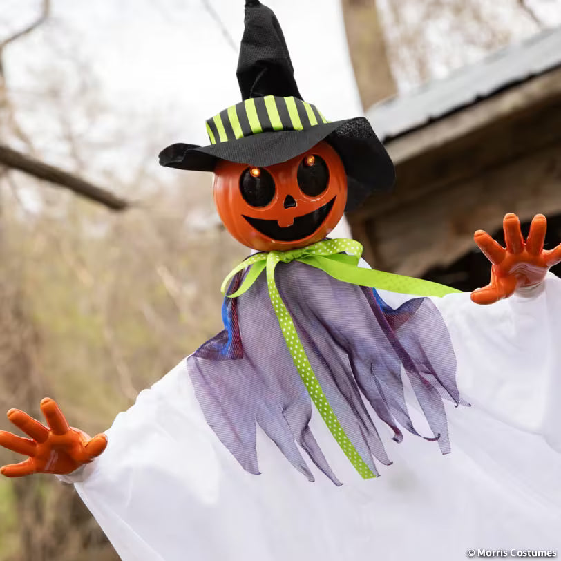 ANIMATED HANGING PUMPKIN SCARECROW