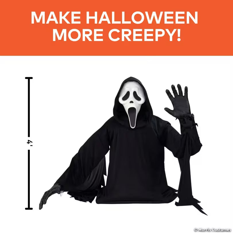 4 ft Ghost Face® Waving Grave Breaker™