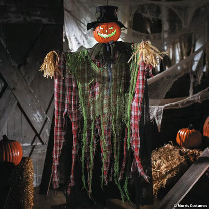 4 FT ANIMATED HANGING PUMPKIN MAN