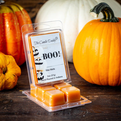 The Candle Daddy - FUNNY FALL HALLOWEEN - Boo! Pumpkin Spice Wax Melts