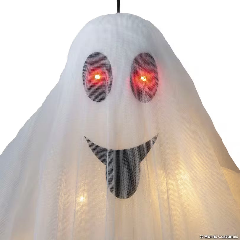 6 FT.  HANGING GHOST WITH PUMPKIN BAG