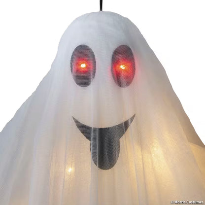 6 FT.  HANGING GHOST WITH PUMPKIN BAG
