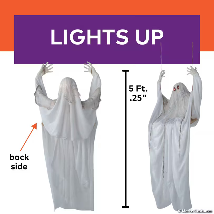 LIFESIZE GHOST ON THE SWING