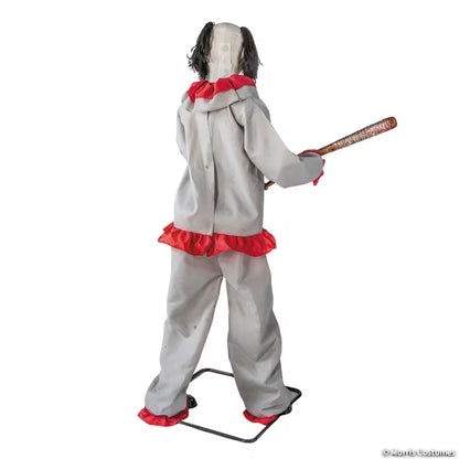 6.5 FT ANIMATED BASEBALL BAT CLOWN