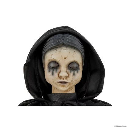 5 Ft. Animated Light-Up LED Standing Doll with Moving Head & Eyes Halloween Decoration