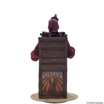 5 Ft. Skeleton Clown Mechanical Jack-in-the-Box