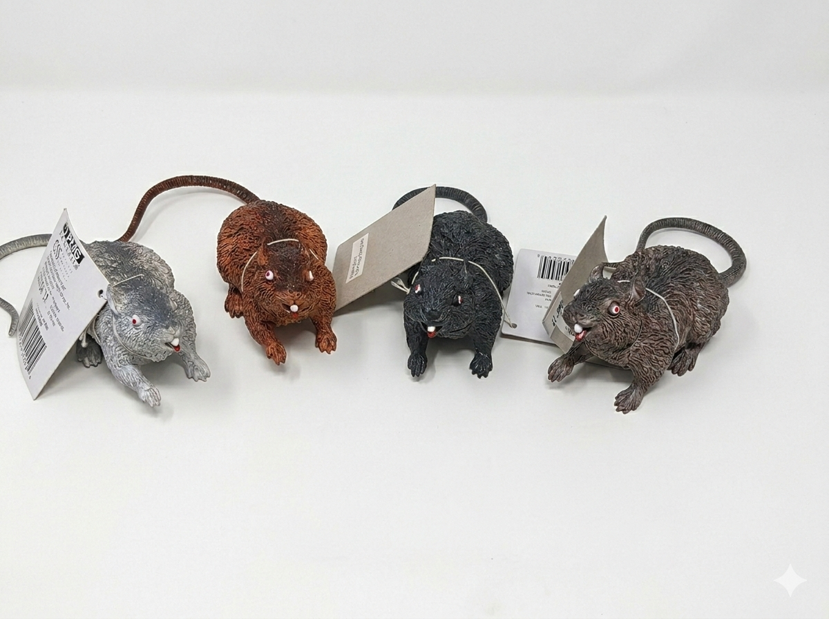6.5-inch Realistic Rat