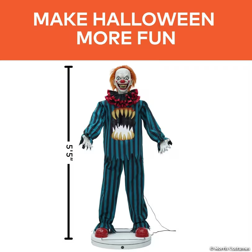65" Hollow Clown with Teeth