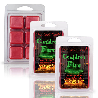 The Candle Daddy - CAULDRON FIRE - WITCHY CRACKLING BONFIRE SCENTED WAX MELT