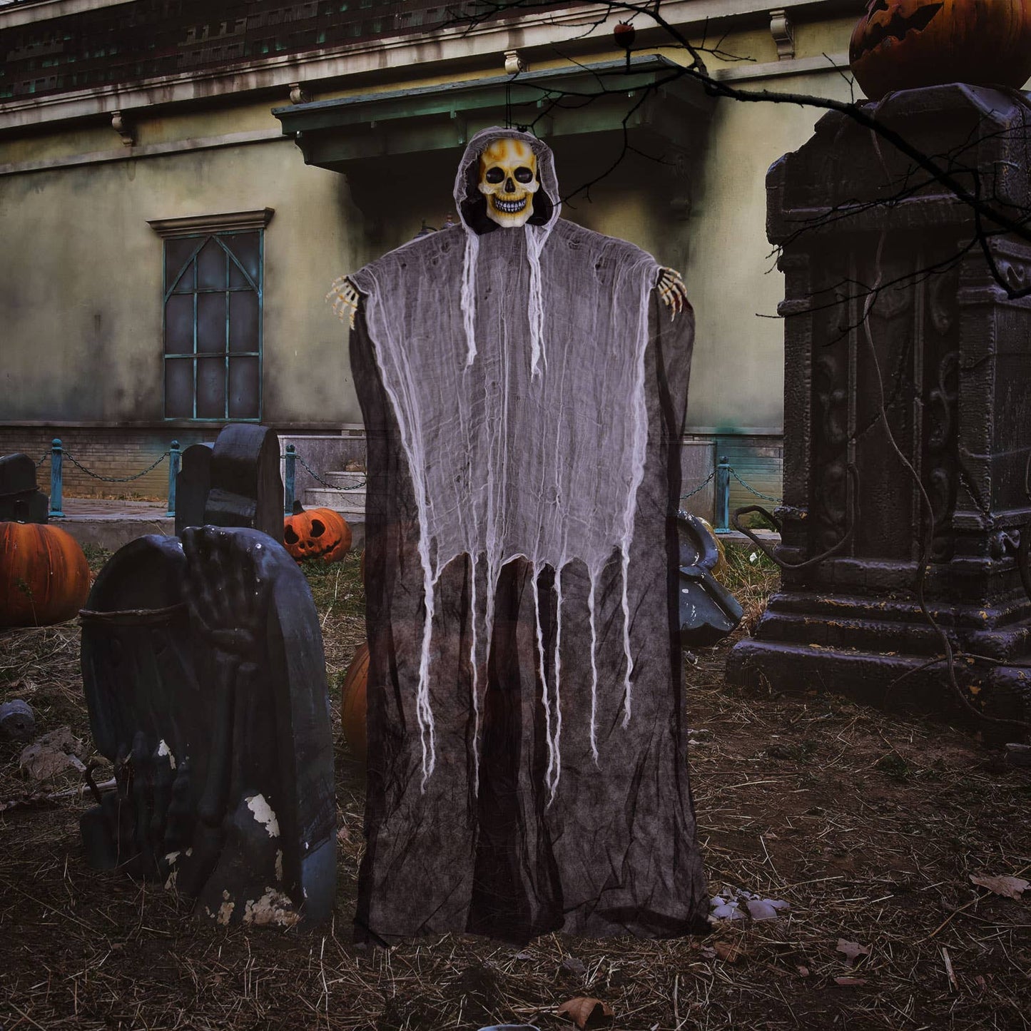 70” Halloween Hanging Ghost Outdoor Decoration