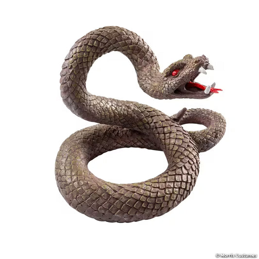 6" Coiled & Poised Resin Snake