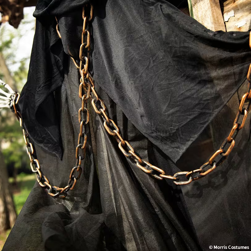 6FT ANIMATED HANGING CHAINED REAPER