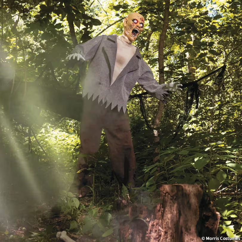 6FT ANIMATED STANDING ZOMBIE