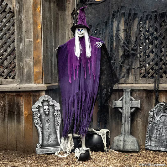 6FT HANGING WITCH W/SOUND&LIGHT