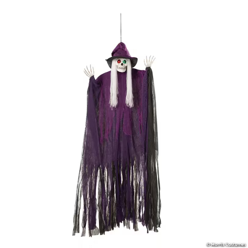 6FT HANGING WITCH W/SOUND&LIGHT