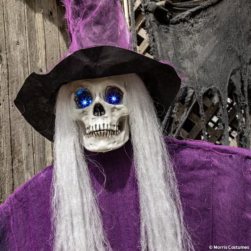 6FT HANGING WITCH W/SOUND&LIGHT