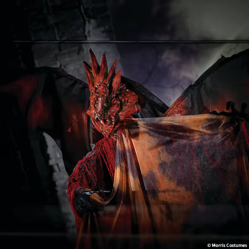6 FT STANDING ANIMATED DRAGON MAN
