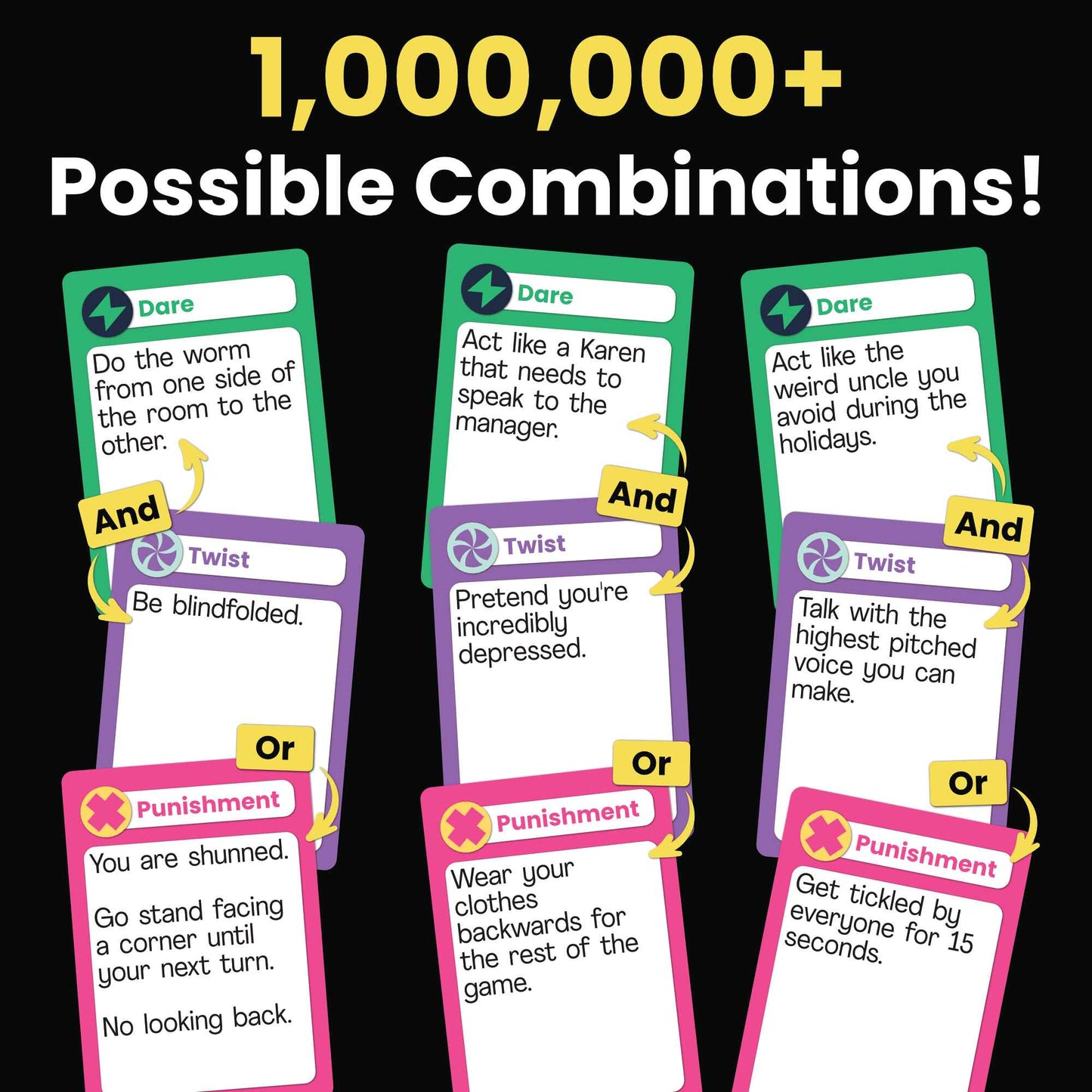 Zombie Ghost Games - Punish Me, Daddy Party Game with Over 1,000,000 Combinations