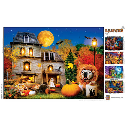 Masterpieces Puzzles - Glow in the Dark - Trick or Treat 500 Piece Puzzle