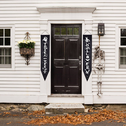 Fun Little Toys - Halloween Outdoor Hanging Porch Signs Decor Door Signs