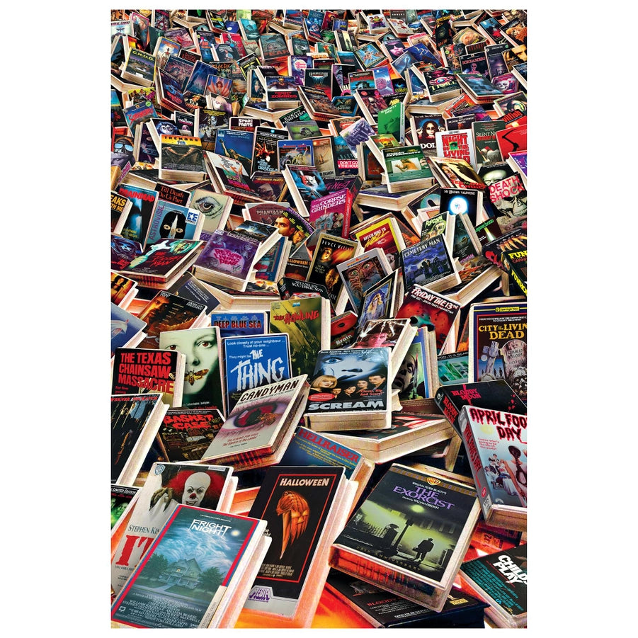 Horror Vhs Cemetery 1000 Piece Jigsaw Puzzle