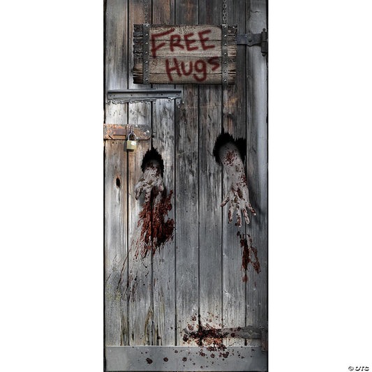 FREE HUGS DOOR COVER 71IN