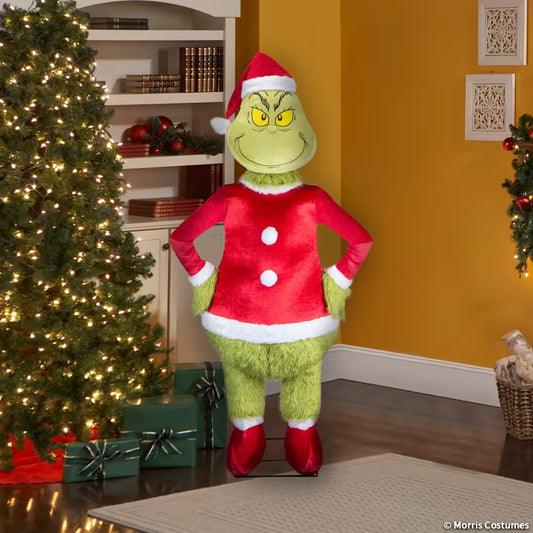 6FT LIFE-SIZE ANIMATED KD-FUZZY GRINCH