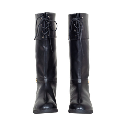 Halloween Cosplay Costume Unisex Black Pirate Swashbuckling Boots