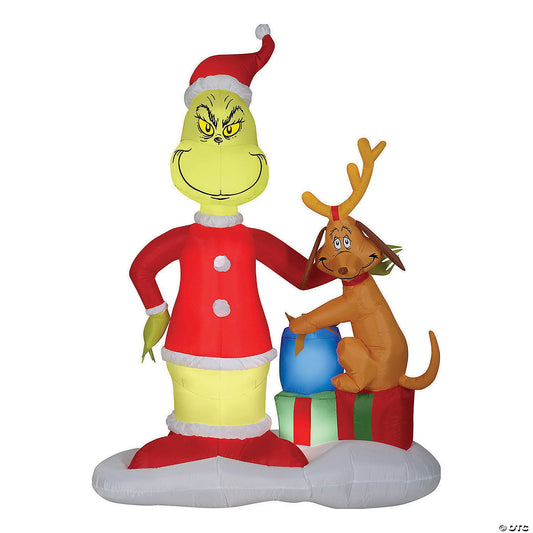 GRINCH AND MAX W PRESENT AIRBL