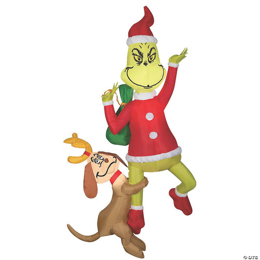 HANGING GRINCH W MAX AIRBLOWN