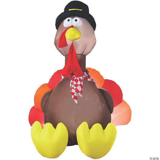 AIRBLOWN TURKEY W LIGHTS 6'
