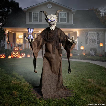 7 Ft. 9" Animated Light-Up The Time Demon Halloween Decoration