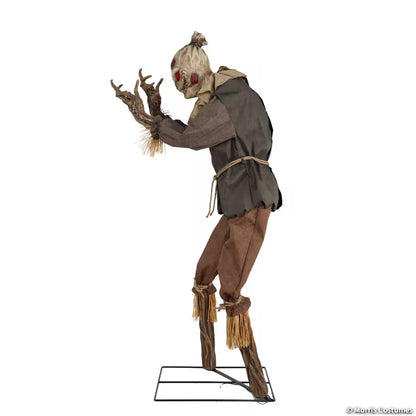 7 Ft. Animated Light-Up Grim Stalker Scarecrow