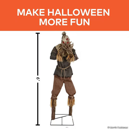 7 Ft. Animated Light-Up Grim Stalker Scarecrow